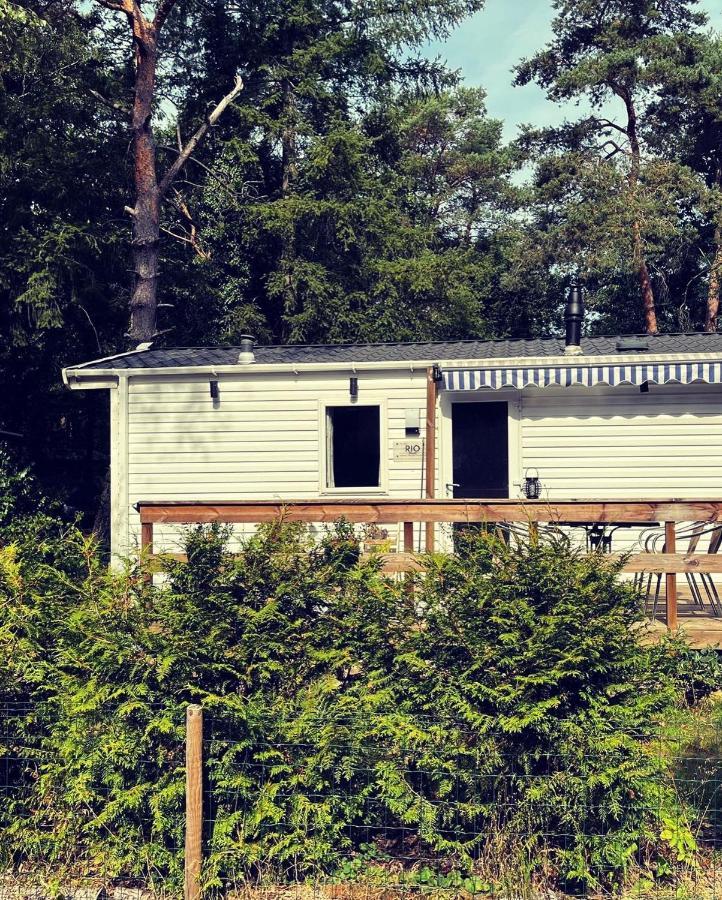 Knus Chalet Midden In De Bossen Nunspeet Bagian luar foto
